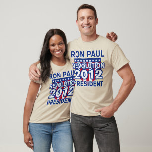 Ron Paul para o presidente 2012 camiseta