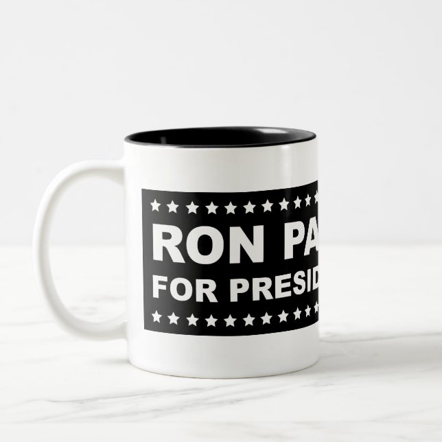 Ron Paul para o presidente 2012 caneca (Esquerda)