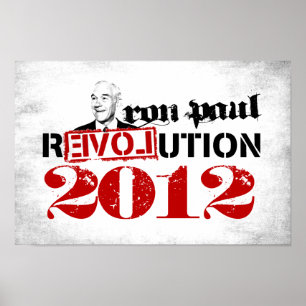 Ron Paul poster de 2012 revoluções
