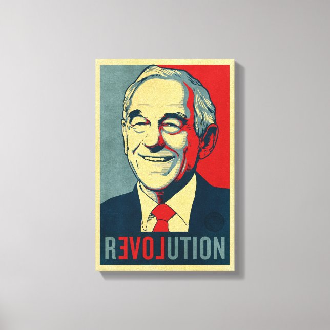 Ron Paul Revolution Canvas (Frente)