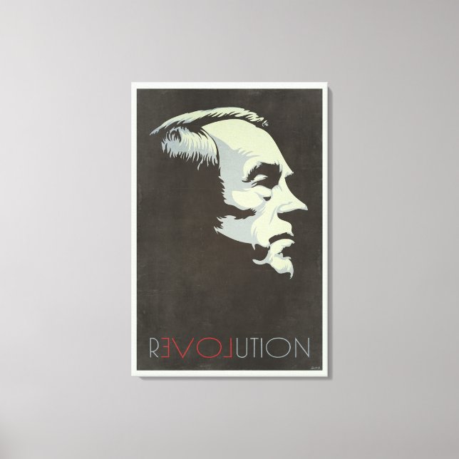 Ron Paul Revolution Canvas de Vintage (Frente)