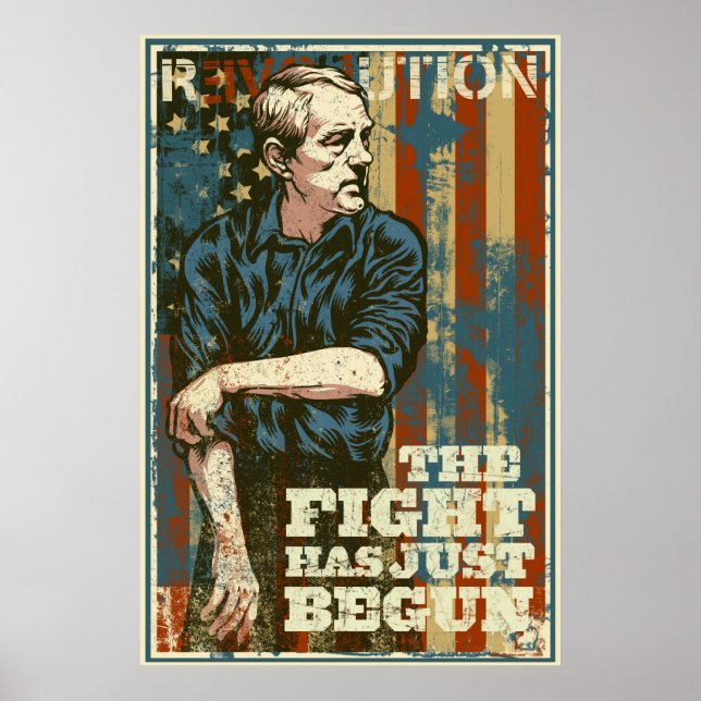 Ron Paul The Fight Has Just Begun Poster (Frente)