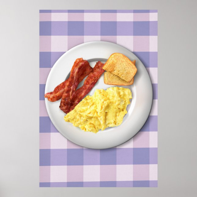 Ron Swanson's Breakfast Poster de grandeza (Frente)