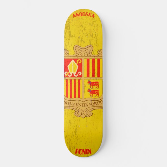 RONIN Andorra Apex Pro Flag skateboard (Frente)