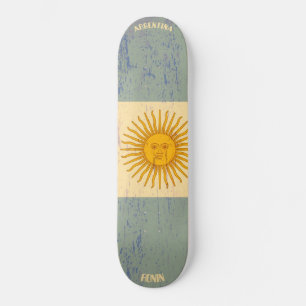 RONIN Argentina Apex Pro Flag Skateboard Deck