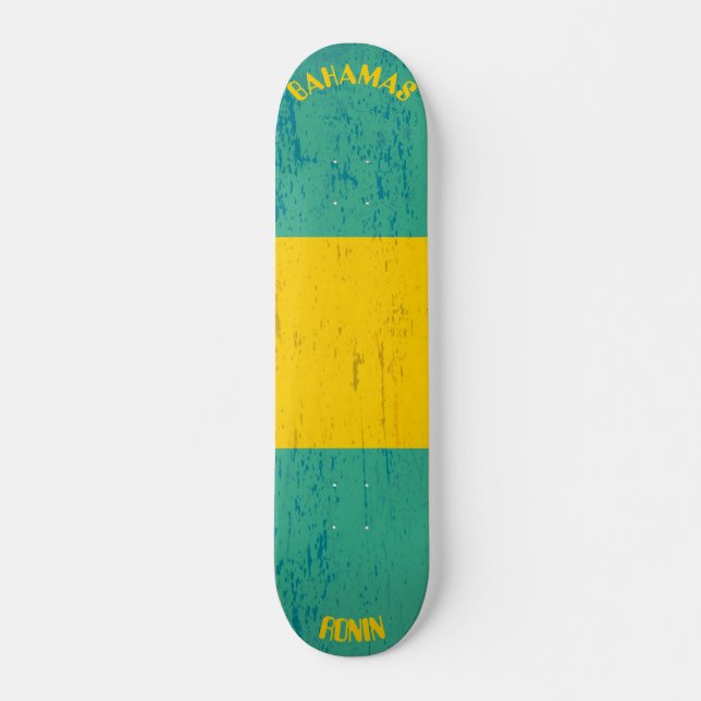 RONIN Bahamas Apex Pro Flag Skateboard Deck (Frente)