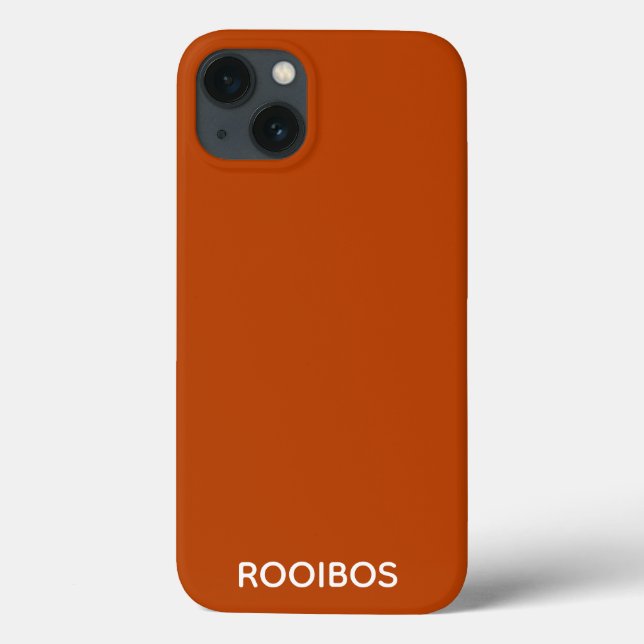 Rooibos red castanho name Case-Mate iPhone cas (Verso)
