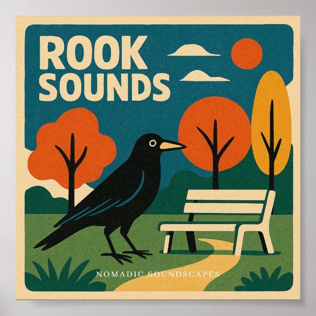 Rook Call Sound Library Album Cover Poster (Frente)