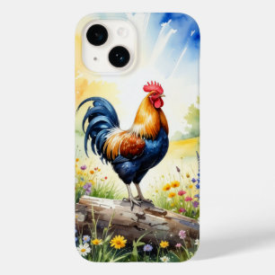 Rooster ativado em uma Capa de telefone de registr
