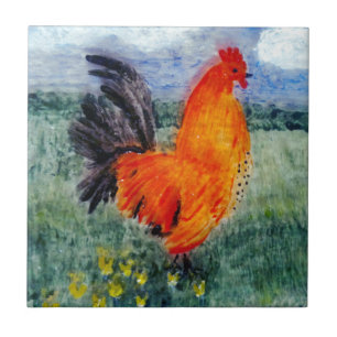 Rooster Chicken Art