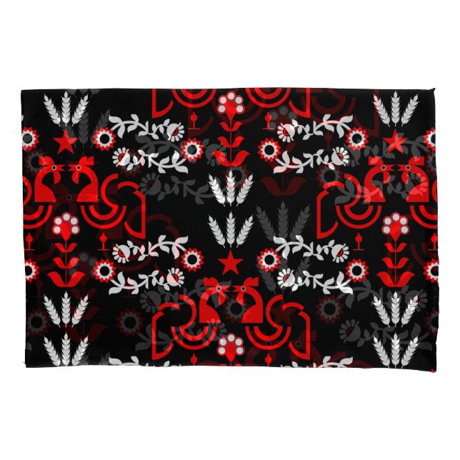 Rooster Cockerel Scandinavian Folart (Frente-Esquerda)