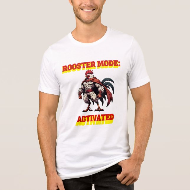 Rooster Mode Activated Graphic Tee (Frente)