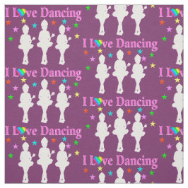 ROPULAR E PINK EU AMO TECIDO DE BALÉ DANCINADO