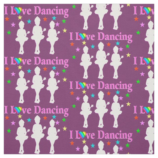 ROPULAR E PINK EU AMO TECIDO DE BALÉ DANCINADO (Modelo)