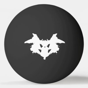 Rorschach Inkblot Bola de ping pong
