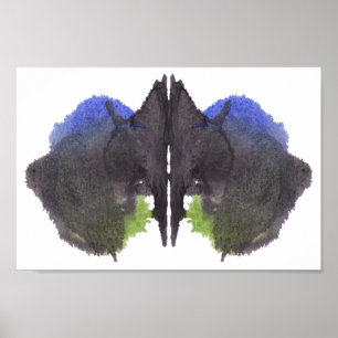 Rorschach Inkblot Test Fun Art Impressão