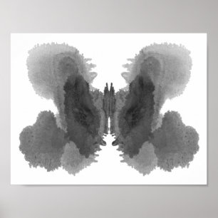 Rorschach Inkblot Test Fun Art Impressão
