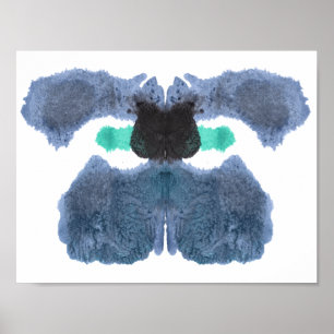 Rorschach Inkblot Test Fun Art Impressão