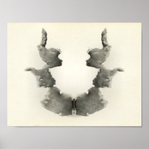 Rorschach Inkblot Test Fun Art Impressão