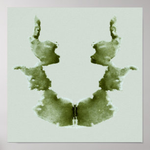 Rorschach Inkblot Test Fun Art Impressão