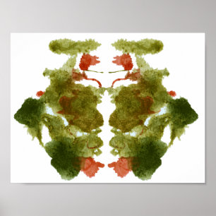 Rorschach Inkblot Test Fun Art Impressão