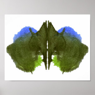 Rorschach Inkblot Test Fun Art Impressão