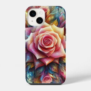 Rosa abstrato 3d
