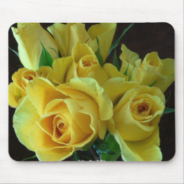 Rosa amarelo Mousepad