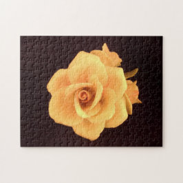 Rosa amarelo quebra-cabeça de acalmação de um