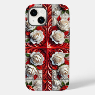 Rosa Apple iPhone 14 Case-Mate English