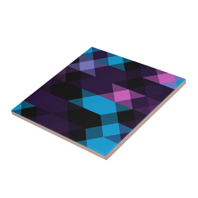 rosa azul roxo geométrico (Lateral)