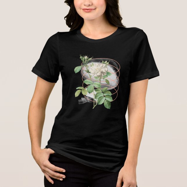 Rosa Branca Floral (Frente)