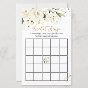 Rosa Branca Jogo de Bingo de Noiva / Quem conhece