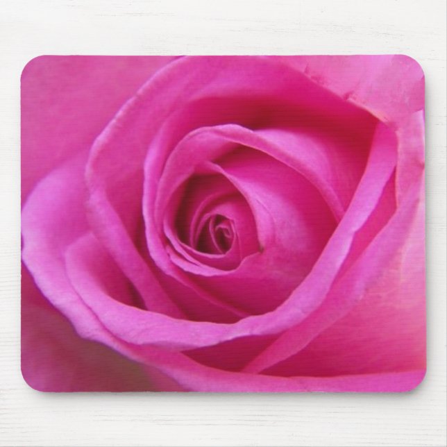 Rosa brilhante Mousepad do rosa (Frente)