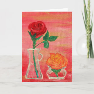 Rosa Buds - Cartão de saudação