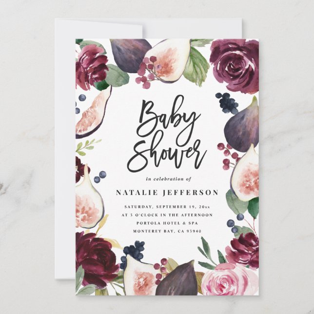 Rosa, burgata, + cor d'água fig floral e script (Frente)