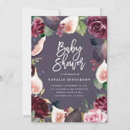 Rosa, burgata, + cor d'água fig floral e script