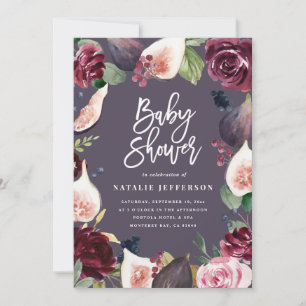 Rosa, burgata, + cor d'água fig floral e script