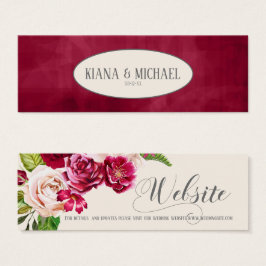Rosa Burgundy/Cream Wedding Site ID584