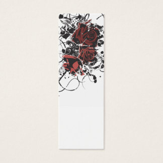 Rosa Cartão de visita Grungy