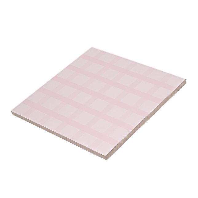 Rosa Chiclete E Padrão Xadrez de Rosto Lavanda Cor (Lateral)