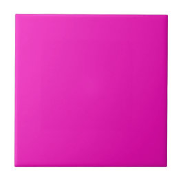 Rosa Choque Moderno Cor Sólida | Rosa Intenso