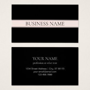 Rosa claro Blush Stripe e Texto Editável Elegante