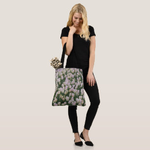 Rosa claro Tulipas Tote Bag