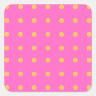 Rosa com os adesivos Yellow Dots_Fun