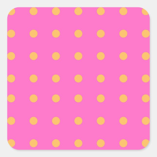 Rosa com os adesivos Yellow Dots_Fun (Frente)
