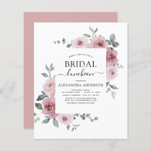 Rosa cor-de-rosa Dusty Luncheon Chá de panela