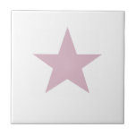 Rosa cor-de-rosa-rosca<br><div class="desc">Azulejo Dusky Rosa Pink Star Cerâmica. Estrelas estão sempre na moda!</div>