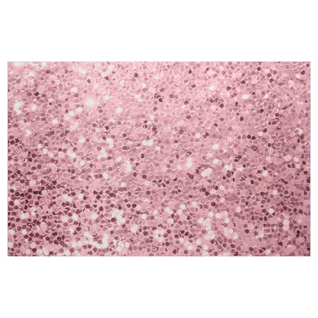 rosa De Algodão Largo De 56" Com Tecido Dourado (Jarda)