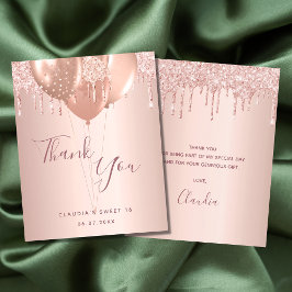 Rosa de aniversário de orçamento obrigado de brilh